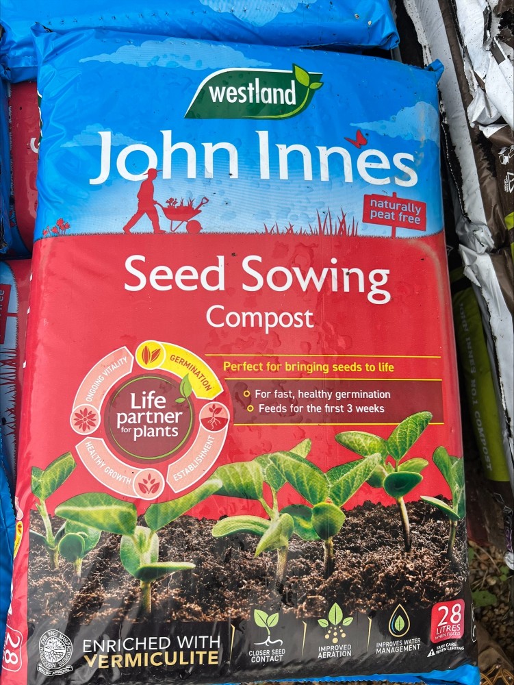 John Innes Peat Free Seed Sowing Compost 28L - The Hertfordshire Garden ...